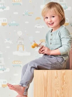 Tapete Above The Clouds Weissgrau -Tapetengeschäft Above the clouds A 389281 2880x1440