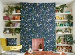 Tapete Adam And Eve Stahlblau -Tapetengeschäft Adam and Eve C 463002 2880x1440