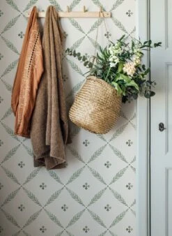 Tapete Adele Grün -Tapetengeschäft Adele B 485031 2880x1440