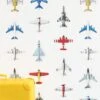 Tapete Airplanes 01 Weiss