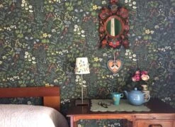 Tapete Aislinn Blaugrün -Tapetengeschäft Aislinn Z 106441 2880x1440