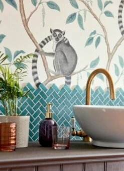 Tapete Aldo Hellelfenbein