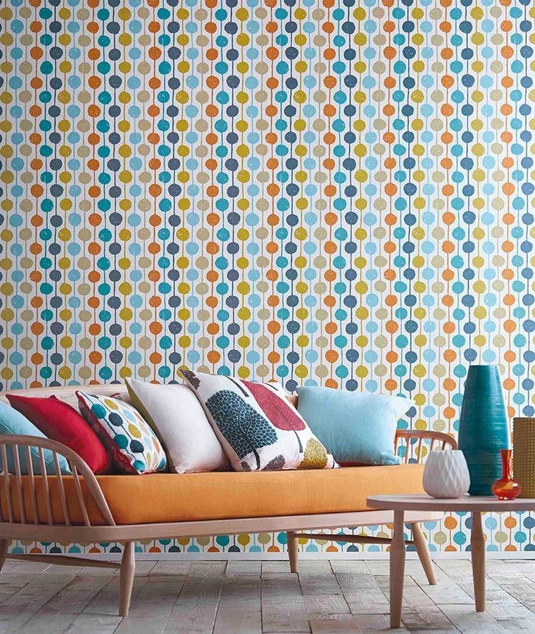 Tapete Almeda Orange 3 Tapete Almeda Orange – Bild 3