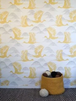 Tapete Alva Maisgelb -Tapetengeschäft Alva B 783151 2880x1440