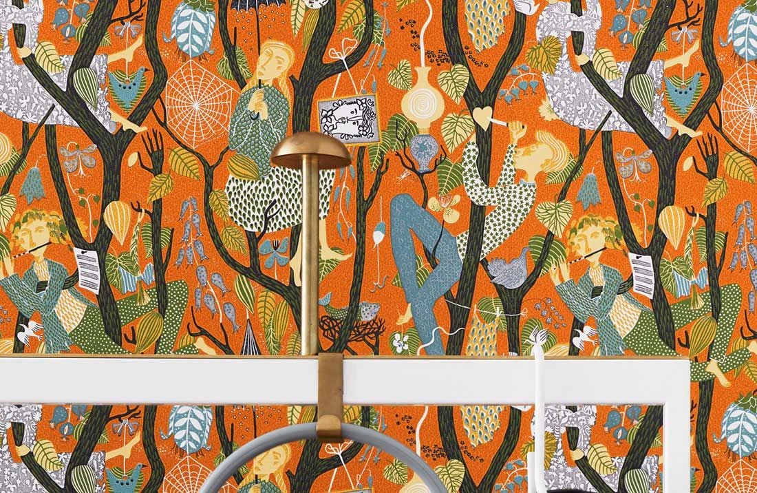 Tapete Amadeus Orangebraun 1 Tapete Amadeus Orangebraun