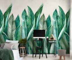 Wandbild Amazonas Grüntöne