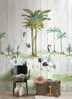 Wandbild Anagon Grüntöne