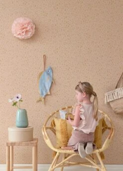 Tapete Animal Dots Blasspastellorange -Tapetengeschäft Animal Dots C 389462 2880x1440