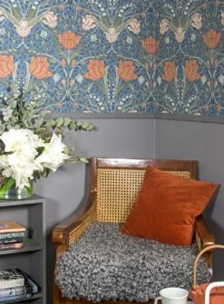 Tapete Anita Taubenblau 11 Tapete Anita Taubenblau -Tapetengeschäft Anita C 485012 2880x1440