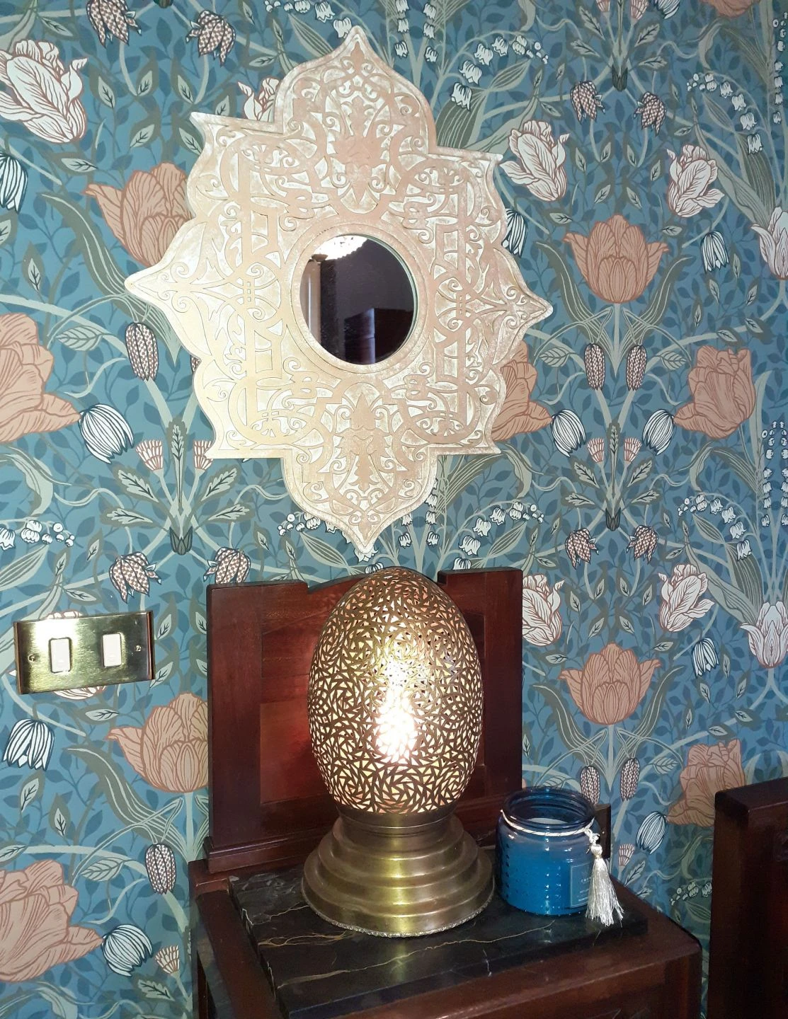 Tapete Anita Taubenblau 7 Tapete Anita Taubenblau – Bild 7