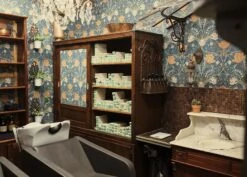 Tapete Anita Taubenblau 16 Tapete Anita Taubenblau -Tapetengeschäft Anita O 485012 2880x1440