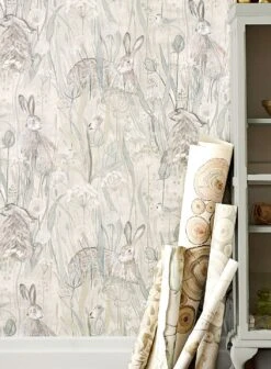 Tapete Anske Blassgraubraun -Tapetengeschäft Anske A 462571 2880x1440