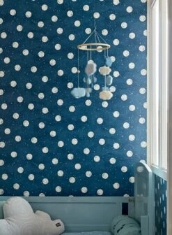 Tapete Antonin Saphirblau