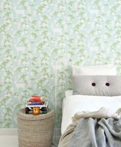 Tapete Apple Garden Farngrün -Tapetengeschäft Apple garden A 389103 2880x1440