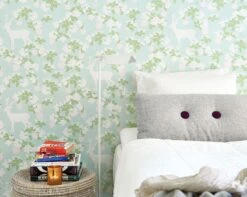 Tapete Apple Garden Farngrün