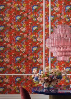Tapete Aranza Rot -Tapetengeschäft Aranza B 745132 2880x1440