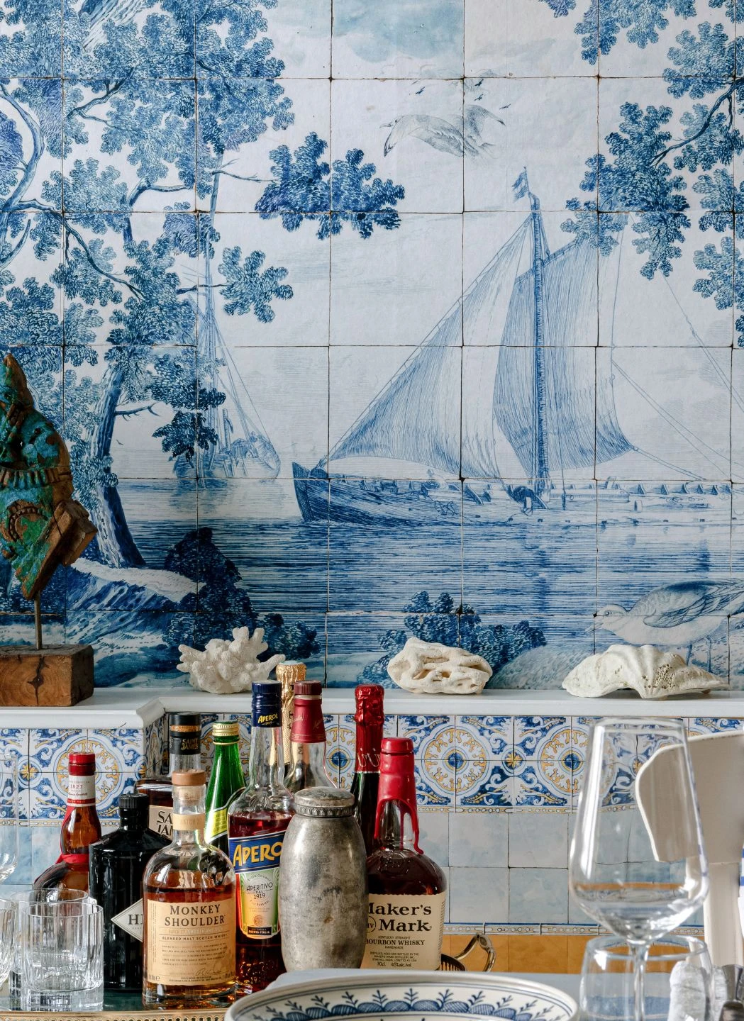 Wandbild Azure Blau 1 Wandbild Azure Blau