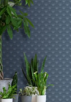 Tapete Babylone Dunkelblau -Tapetengeschäft Babylone B 431462 2880x1440