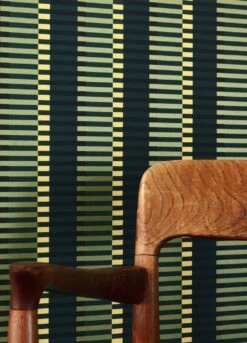 Tapete Basma Hellgrün Schimmer