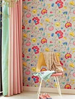 Tapete Belisama Platingrau -Tapetengeschäft Belisama B 820801 2880x1440