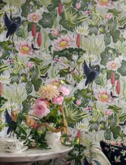 Tapete Bellevue Hellgrau -Tapetengeschäft Bellevue B 745211 2880x1440