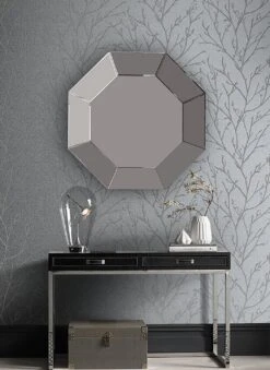 Tapete Bellewood Silber Schimmer