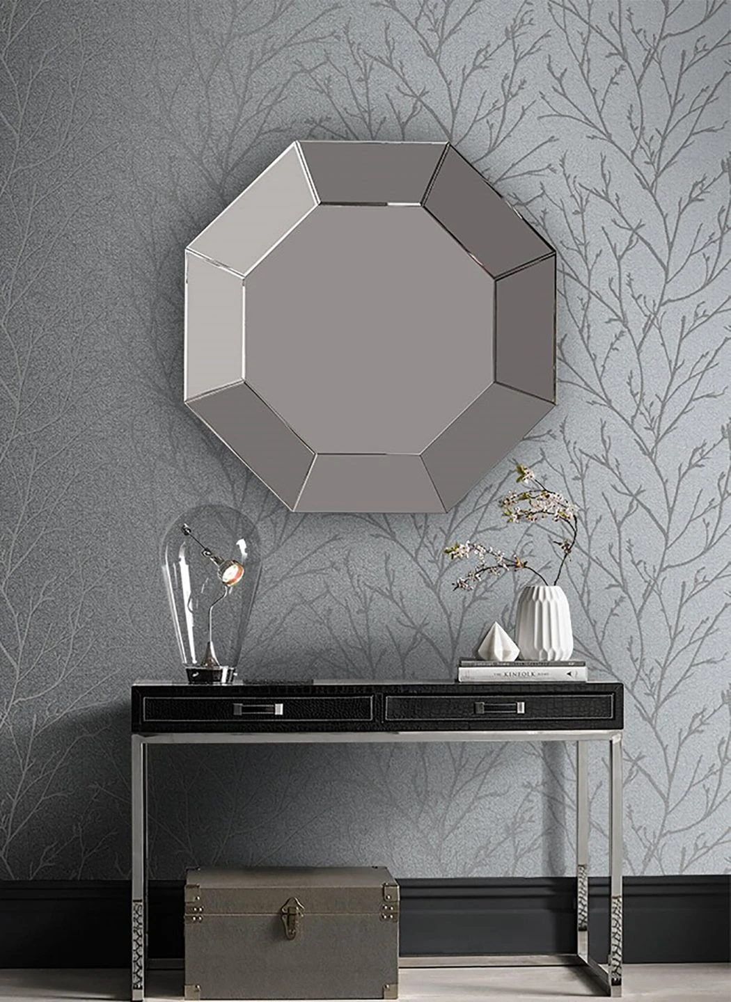 Tapete Bellewood Silber Schimmer 1 Tapete Bellewood Silber Schimmer