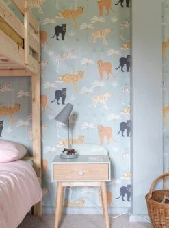 Tapete Black Panther Hellminttürkis -Tapetengeschäft Black Panther P 389252 2880x1440