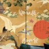 Wandbild Byobu Classic Gold