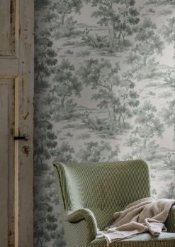 Tapete Calobra Mintgrau -Tapetengeschäft Calobra B 451862 2880x1440