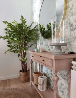 Tapete Calobra Mintgrau -Tapetengeschäft Calobra P 451862 2880x1440