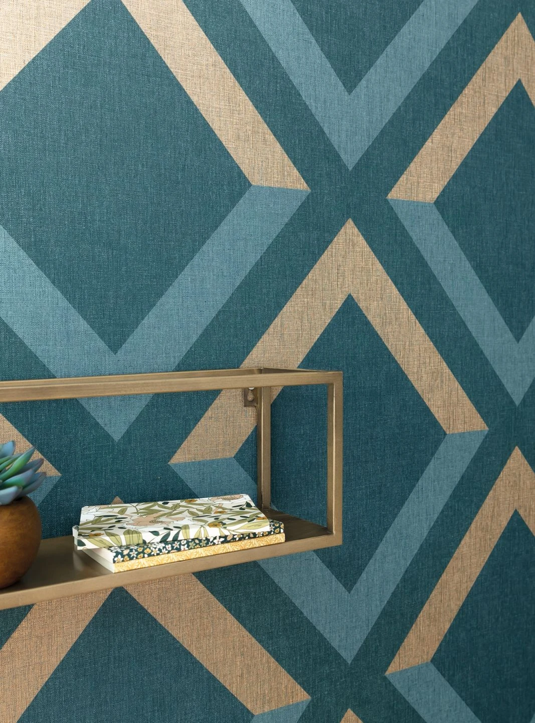 Tapete Cameron Ozeanblau 4 Tapete Cameron Ozeanblau – Bild 4