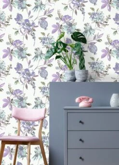 Tapete Candice Blaulila -Tapetengeschäft Candice B 103241 2880x1440