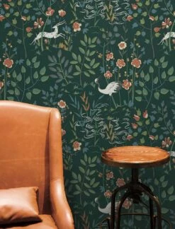 Tapete Carumba Schwarzgrün