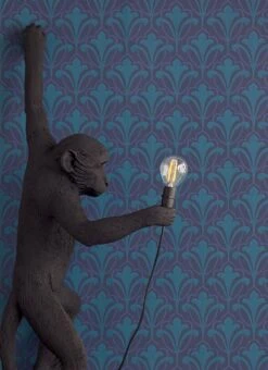 Tapete Cassia Ozeanblau