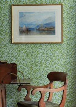 Tapete Chateau Hellgrün -Tapetengeschäft Chateau A 462901 2880x1440