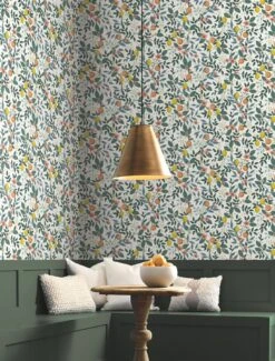 Selbstklebende Tapete Citrus Grove Weiss -Tapetengeschäft Citrus Grove 790651 2880x1440