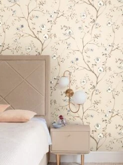 Tapete Claudette Braunweiss -Tapetengeschäft Claudette B 626121 2880x1440