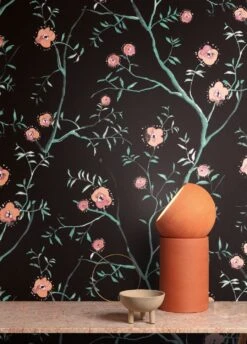 Tapete Claudette Schwarz -Tapetengeschäft Claudette B 626122 2880x1440