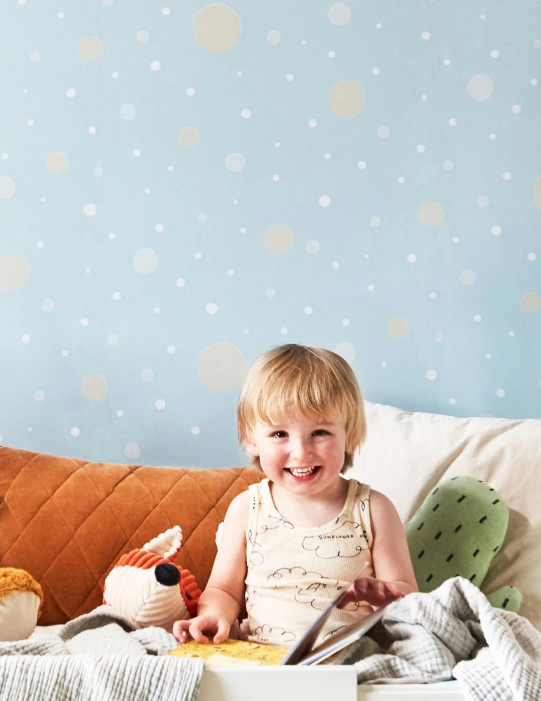 Tapete Confetti Blassblau 1 Tapete Confetti Blassblau