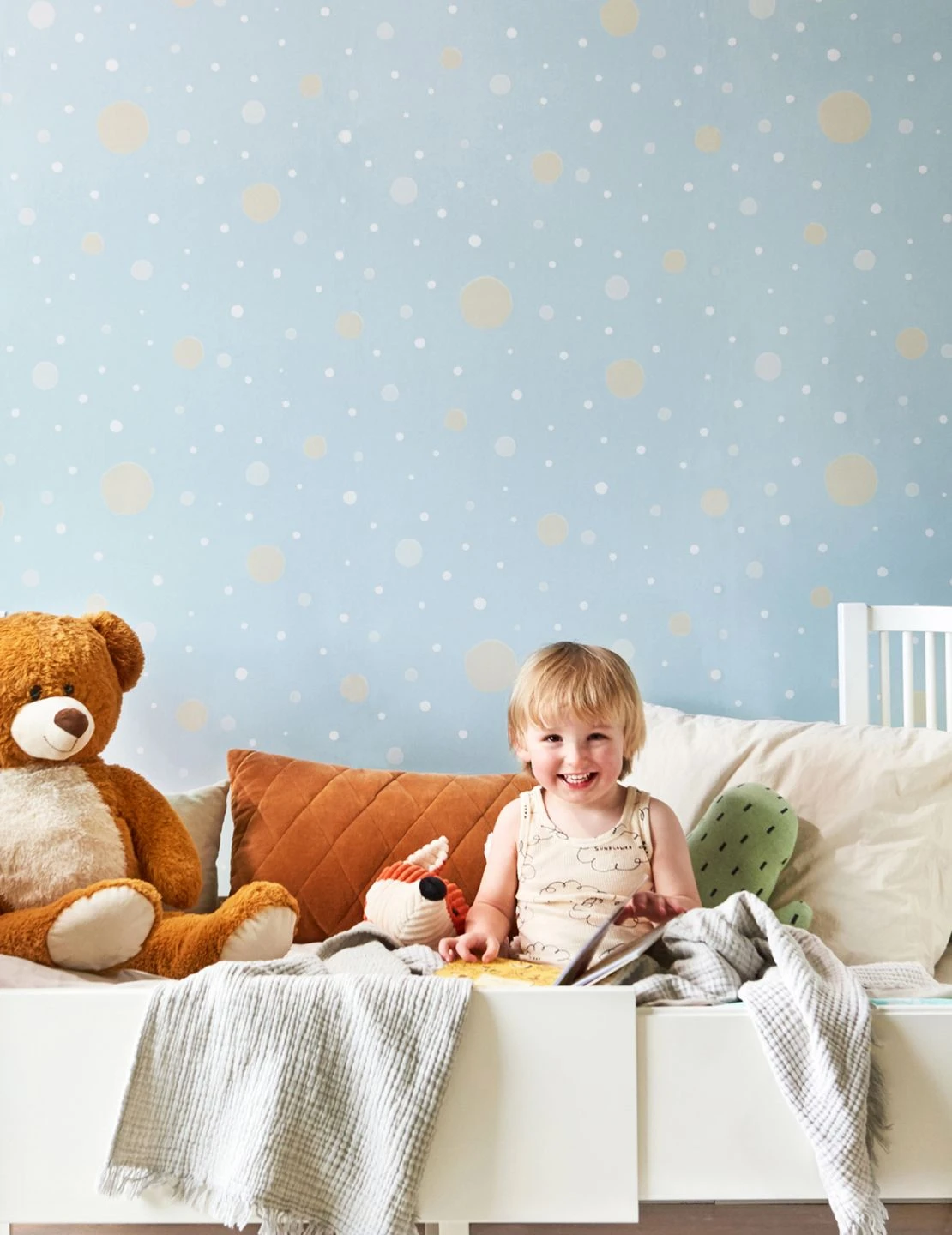 Tapete Confetti Blassblau 4 Tapete Confetti Blassblau – Bild 4