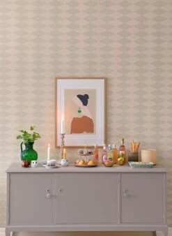 Tapete Copenhagen Blassgrün -Tapetengeschäft Copenhagen C 389422 2880x1440