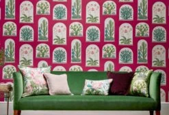 Tapete Coralie Rotviolett 7 Tapete Coralie Rotviolett -Tapetengeschäft Coralie B 462671 2880x1440