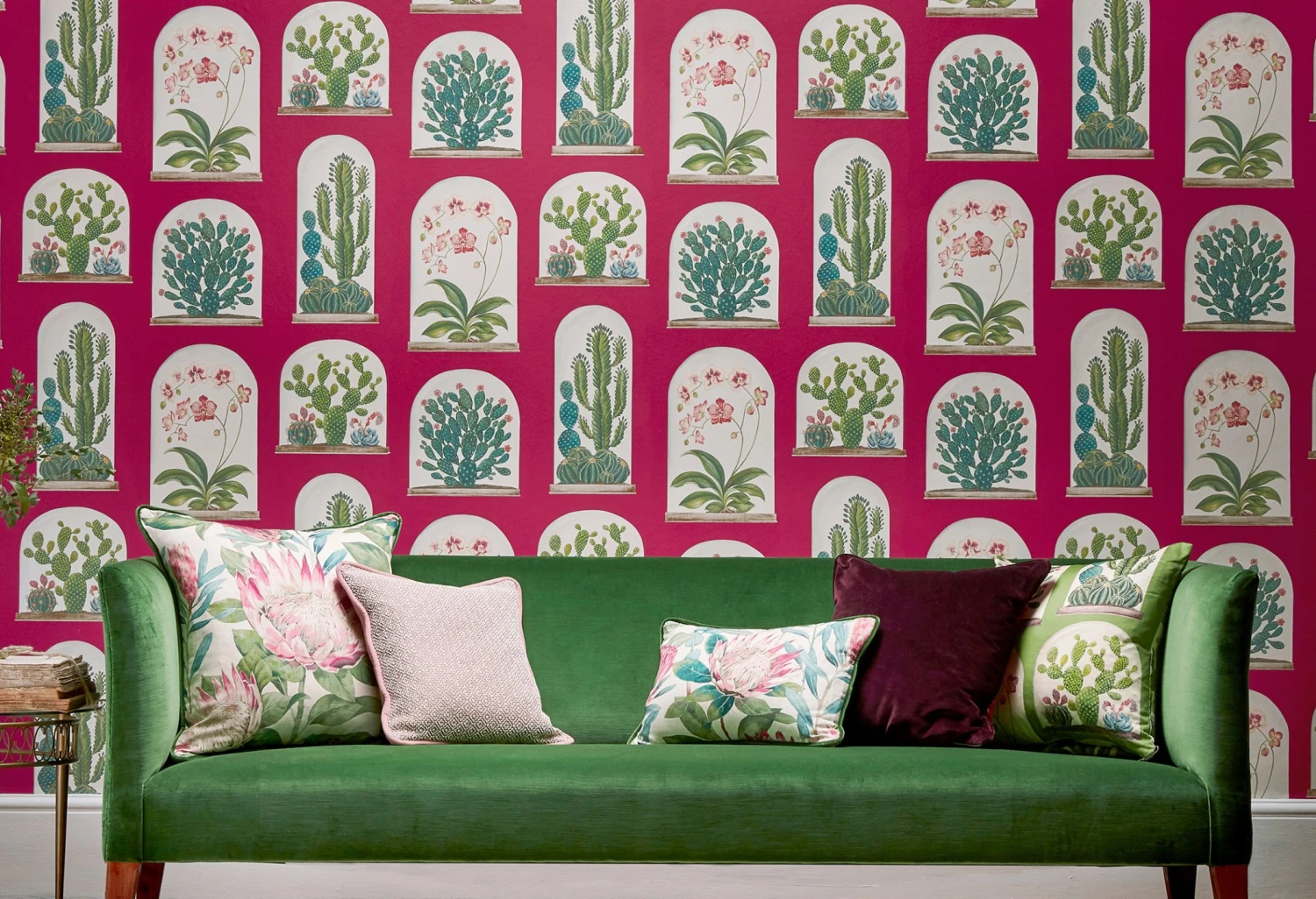 Tapete Coralie Rotviolett 4 Tapete Coralie Rotviolett – Bild 4