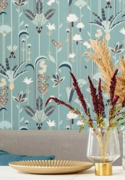 Tapete Cordia Minttürkis