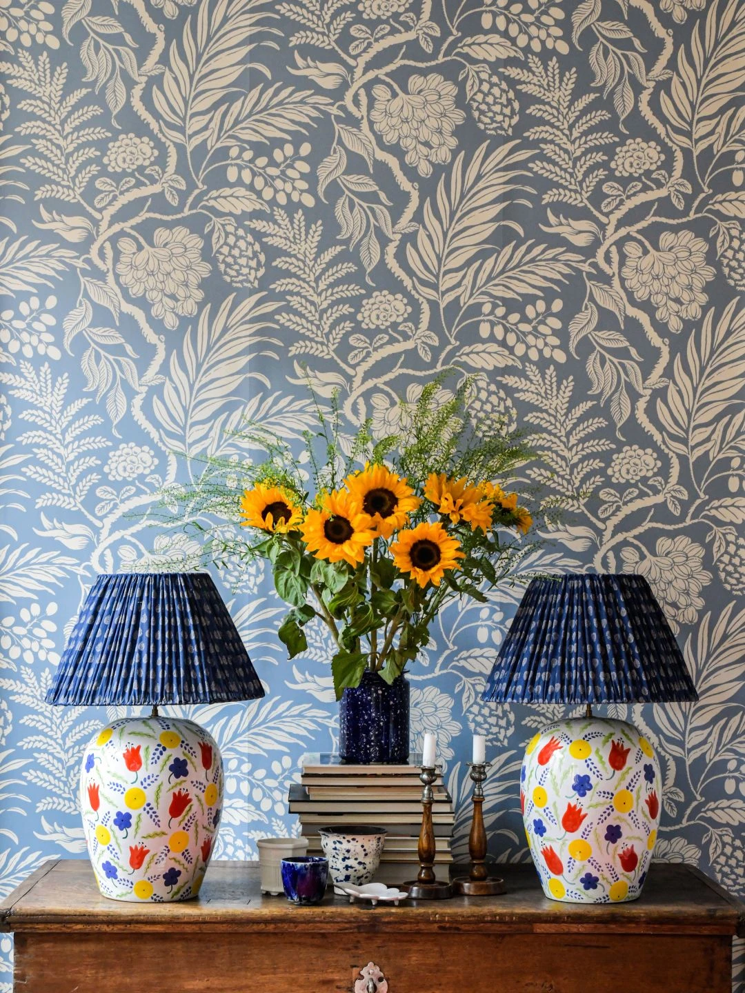 Tapete Cornucopia Taubenblau 3 Tapete Cornucopia Taubenblau – Bild 3