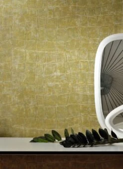 Tapete Croco 14 Olivbraun -Tapetengeschäft Croco 14 B 345114 2880x1440