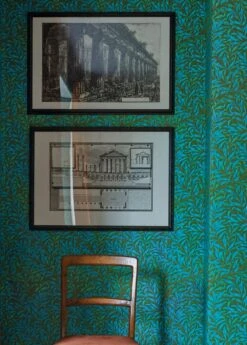 Tapete Darcie Türkisblau -Tapetengeschäft Darcie A 462782 2880x1440