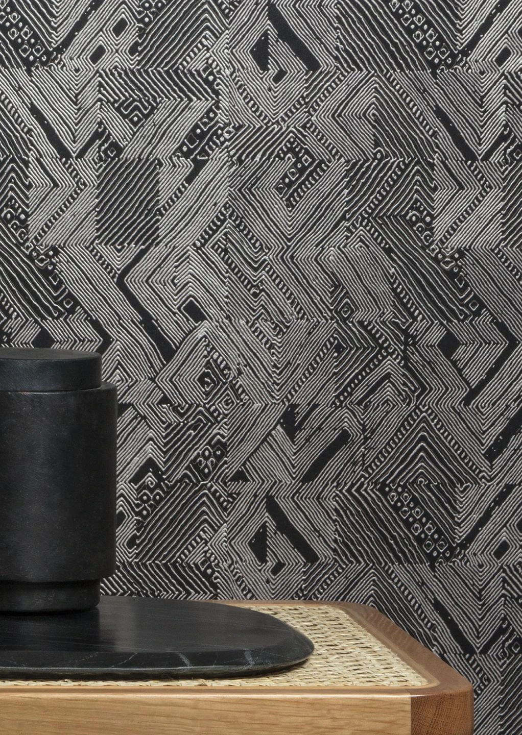 Tapete Darius Schwarz 1 Tapete Darius Schwarz