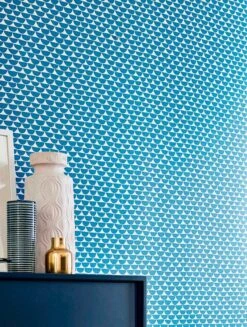 Tapete Darja Azurblau 5 Tapete Darja Azurblau -Tapetengeschäft Darja B 462262 2880x1440